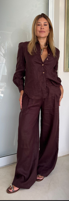 CALCA PANTALONA COM ELASTICO NO COS LINHO ELEGANCE - comprar online