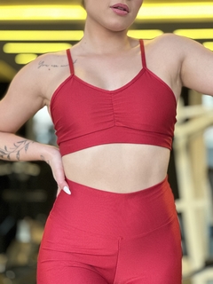 Top Sara Vermelho - To Move Moda Fitness