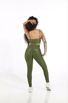Legging Juh empina Verde Floresta - To Move Moda Fitness