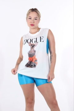 Regatão Ana Pincher Dogue Branca na internet