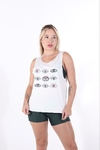 Regata Bia branca olhos
