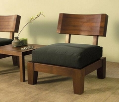 Sillones en metal y madera - MueblesVIP