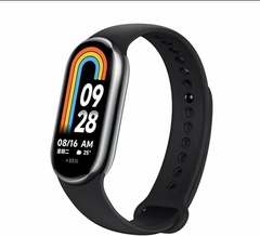 Xiaomi-Versão Global Mi Smart Band 8 Pulseira, Tela AMOLED, Oxigênio no Sangue