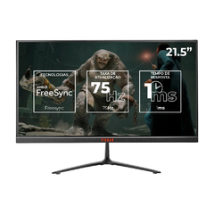 Monitor Gamer Pichau Athen V2L 21,5 Pol., IPS, FHD, 1ms, 75Hz, FreeSync, VGA/HDMI - comprar online
