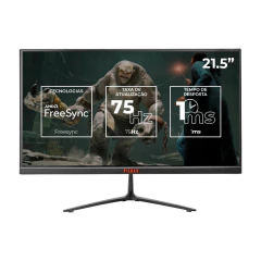 Monitor Gamer Pichau Athen V2L 21,5 Pol., IPS, FHD, 1ms, 75Hz, FreeSync, VGA/HDMI - comprar online