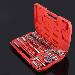 Conjunto de Ferramentas com Catraca Reversível e Soquetes - Kit de 46 Peças em Maleta Resistente - appeshopp.com.br