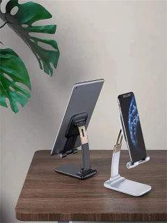 Suporte Para Celular Portátil de Mesa Articulado Ajustável na internet