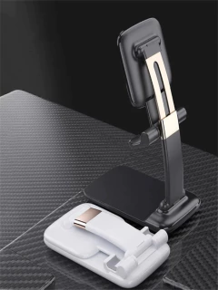 Suporte Para Celular Portátil de Mesa Articulado Ajustável na internet