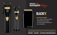 Aparador de pelos BaByiissPro BlackFX-Cordless Hair Clipper, coleção de metal para barbeiros proficional. - appeshopp.com.br