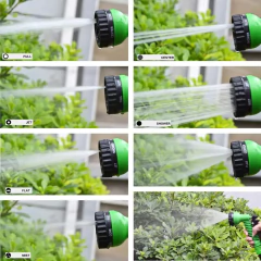 Mangueira de jardim expansível, com 7 padrões para limpeza.