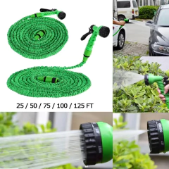 Mangueira de jardim expansível, com 7 padrões para limpeza. - comprar online