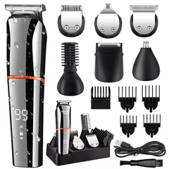 Aparador elétrico Kemei kit de higiene, pelos, sobrancelha e barba. - loja online
