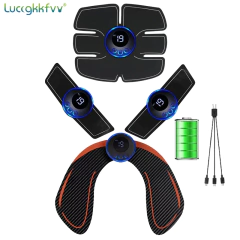 Imagem do Estimulador muscular ems elétrico, recarregável, terapia de massagem de corpo