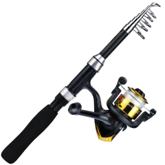 Vara Telescópica appeshopp, Carretilha Giratória e Acessórios Conjunto Completo - appeshopp.com.br