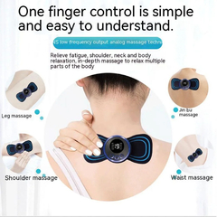 Massageador De Pescoço De Pulso Elétrico, Estimulador Muscular, Alívio De Dor, Portátil. - comprar online