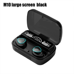 Fone de ouvido sem fio TWS M10 Bluetooth 5,3, com microfone, Caixa carregadora + Display LED - appeshopp.com.br