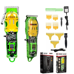 Kit Máquina de Cortar Cabelo WMARK Profissional, Barbeador Elétrico. - comprar online