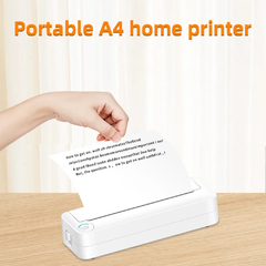 Impressora de papel portátil, impressão térmica, sem fio, BT Connect para iOS e Android, A4, 210mm. - comprar online