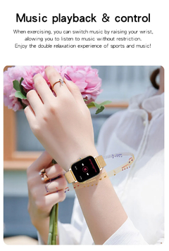 Imagem do Relógio de pulso Smartwatch digital para homens e mulheres, relógio de pulso esportivo.
