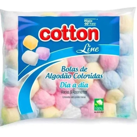 Bolas de Algodão coloridas - Cotton 40g