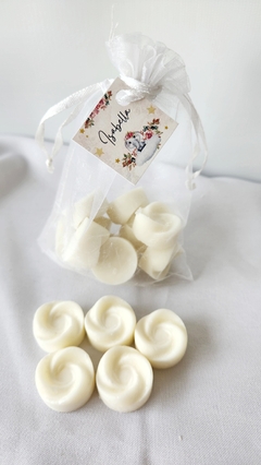 Souvenir jabones bag organza formitas