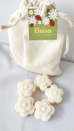 Souvenir jabones set JANA FORMITAS bolsa lienzo