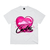 Camiseta Corteiz PINK HEART