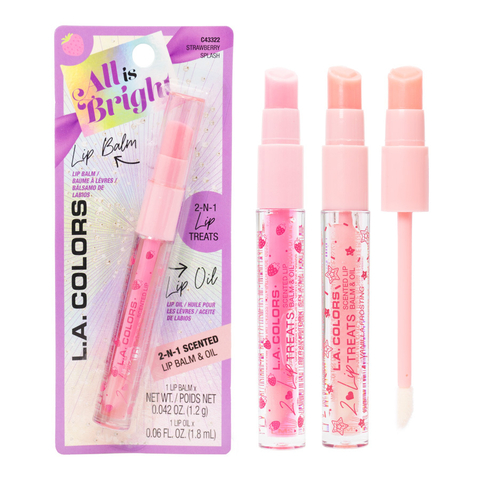 Brillo 2 En 1 La Colors Gloss Y Balm Ref C43323 C43322