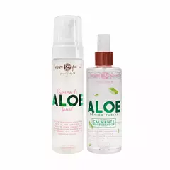 Combo Tonico aloe vera y Espuma de aloe vera Piel seca