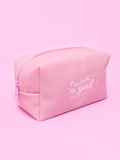 cosmetiquera i'm just a girl girly