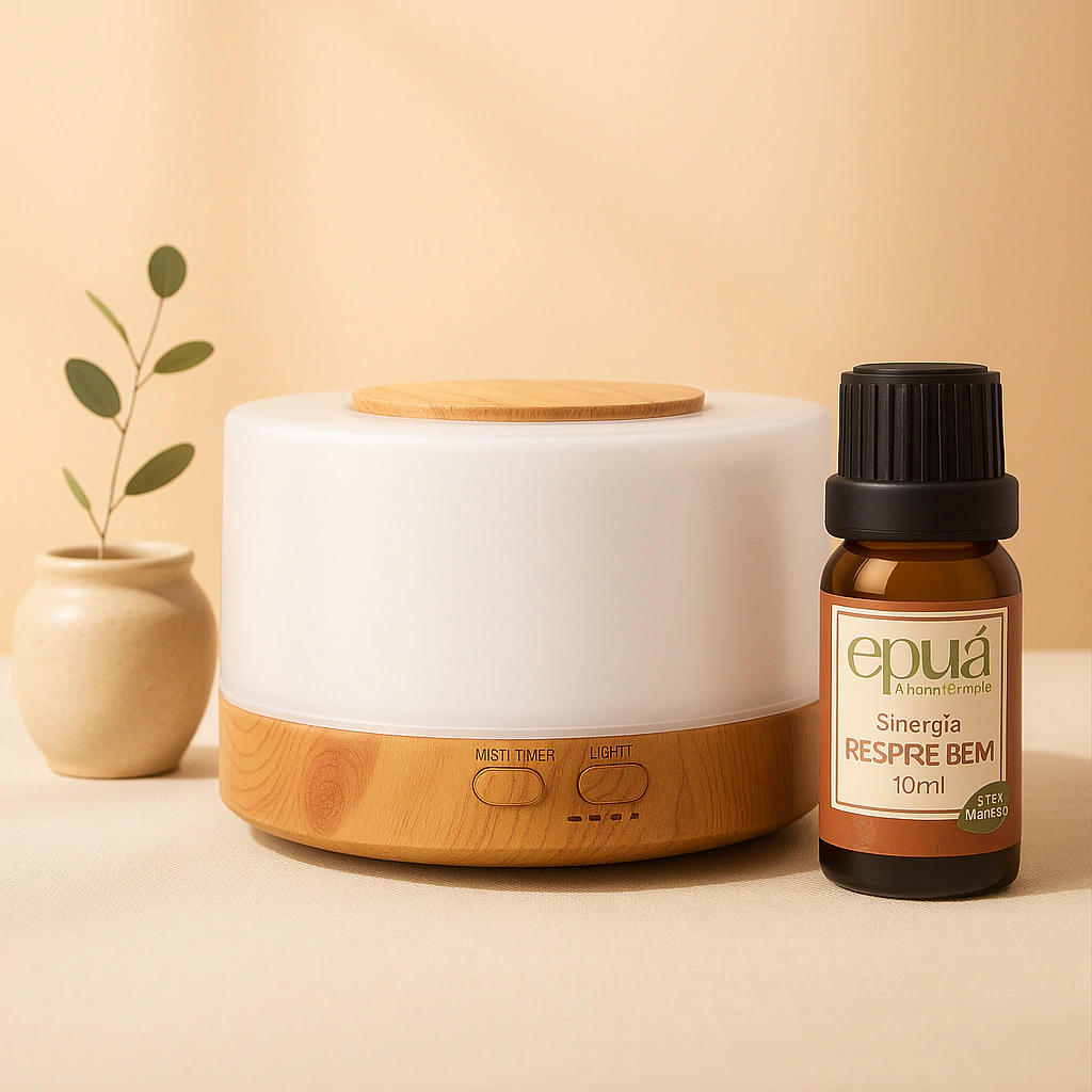 Kit Difusor + Sinergia Respire Bem