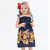 Vestido Infantil Ciganinha Estampa Ursinhos Fofos na internet