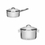 Jogo de Panelas Tramontina Solar Aço Inox Fundo Triplo 6 Pç - Macadamia Home Store