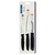 Conjunto Fatiador Tramontina Plenus Lâminas Aço Inox 3 peças - comprar online