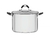 Espagueteira Tramontina Solar Silicone em Aço inox com Fundo Triplo com Tampa de Vidro 24 cm 7,8 L