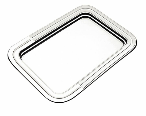 Bandeja Retangular Tramontina Ciclo em Aço Inox 42x30 cm