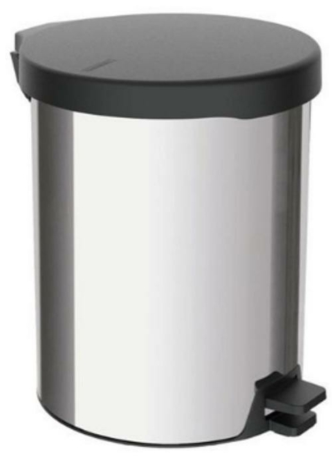 Lixeira com Pedal New Tramontina em aço inox com Acabamento Polido 12 L