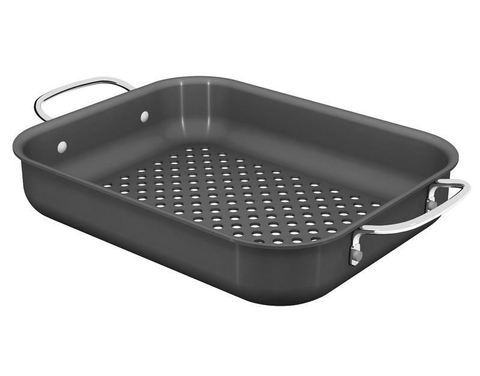 Grelha Retangular Tramontina Churrasco em Alumínio Anodizado 28 cm