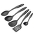 Jogo de Utensílios Tramontina Ability Nylon Preto 5 Peças