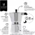 Cafeteira Alumínio Italiana Para 6 Cafezinhos - Mimo Style na internet