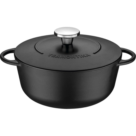 Caçarola Tramontina Antiaderente 24Cm Ferro Esmaltado Trento