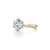 Anel de noivado ouro 18k - comprar online
