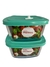 Kit 3 Potes grande De Vidro 2l Marinex Microondas Freezer Organiza - comprar online