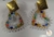 ARETES TEJIDO CORAZON
