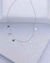 L1195 Choker Prata Corações Cheios e Vazados