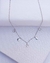 GA0576 Choker Prata Círculos