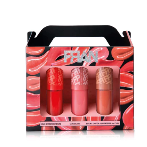 Kit Fran by Franciny Ehlke Glosslicious (3 Produtos)