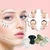 Massageador Gua sha para área dos olhos estilo Cogumelo Quartzo Rosa - SC CRISTAIS