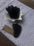 Massageador Gua sha Pezinho Obsidiana Negra - SC CRISTAIS