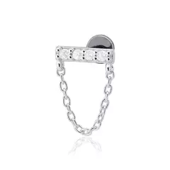 Piercing Zircônia Corrente - comprar online